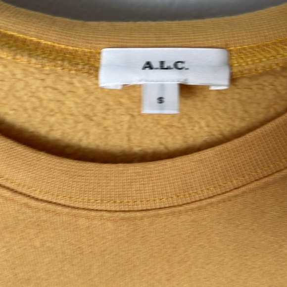 ALC cropped sweatshirt.  Size Small - Picture 3 of 6